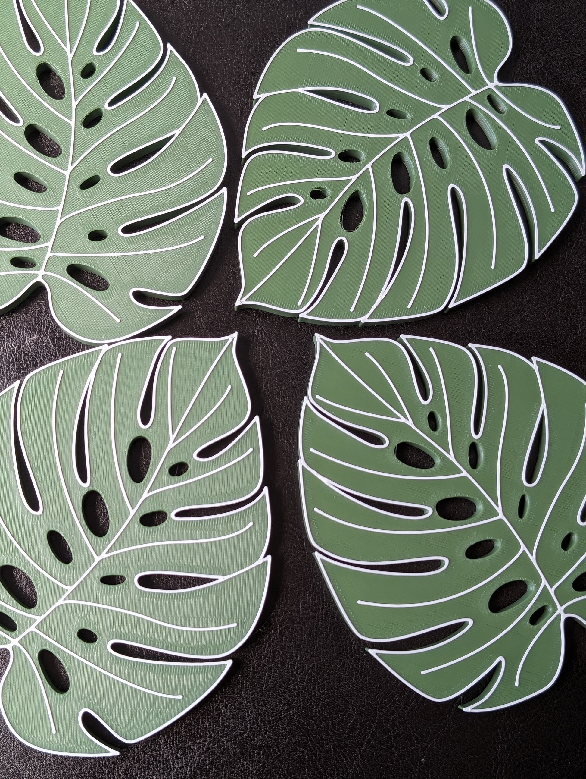 Aimant feuille Monstera / Monstera Leaf Magnet