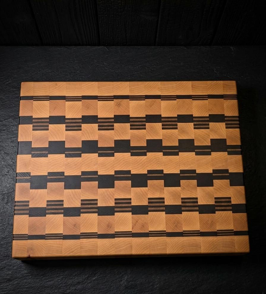 Planche à découper en bois debout 137 / 137 End Grain Cutting Board