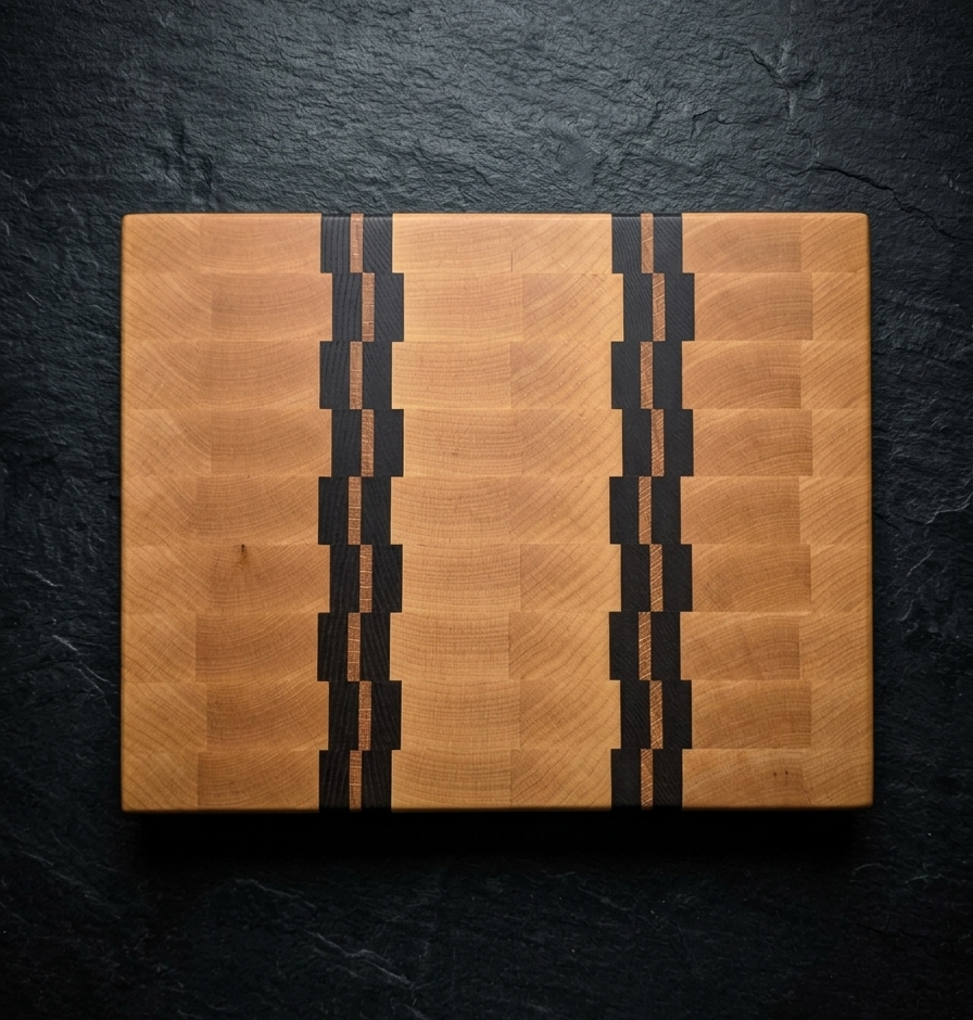 Planche à découper en bois debout 144 / 144 End Grain Cutting Board
