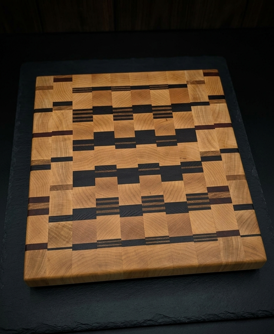 Planche en bois debout 139 / 139 End Grain Cutting Board