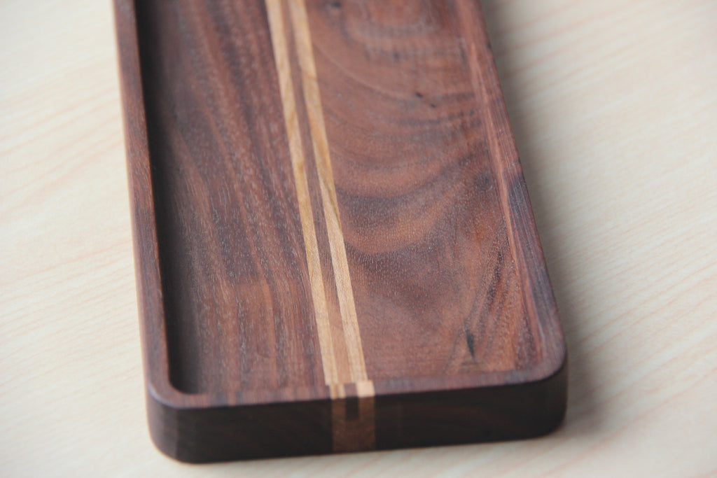 Vide-poche noyer noir / Walnut Catch-All Tray