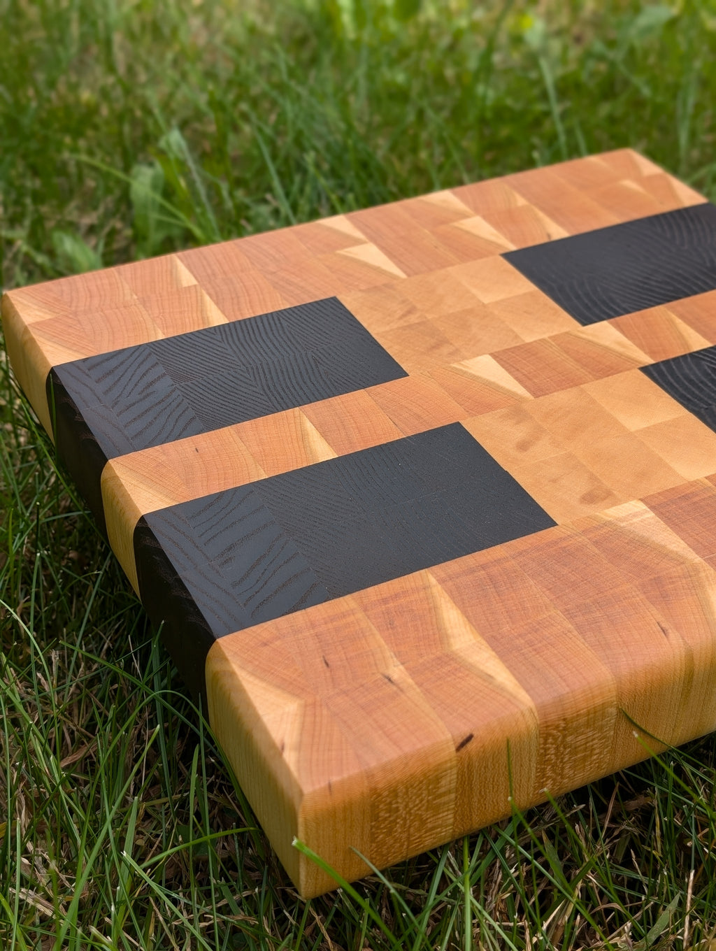 End Grain Board / Planche en bois debout