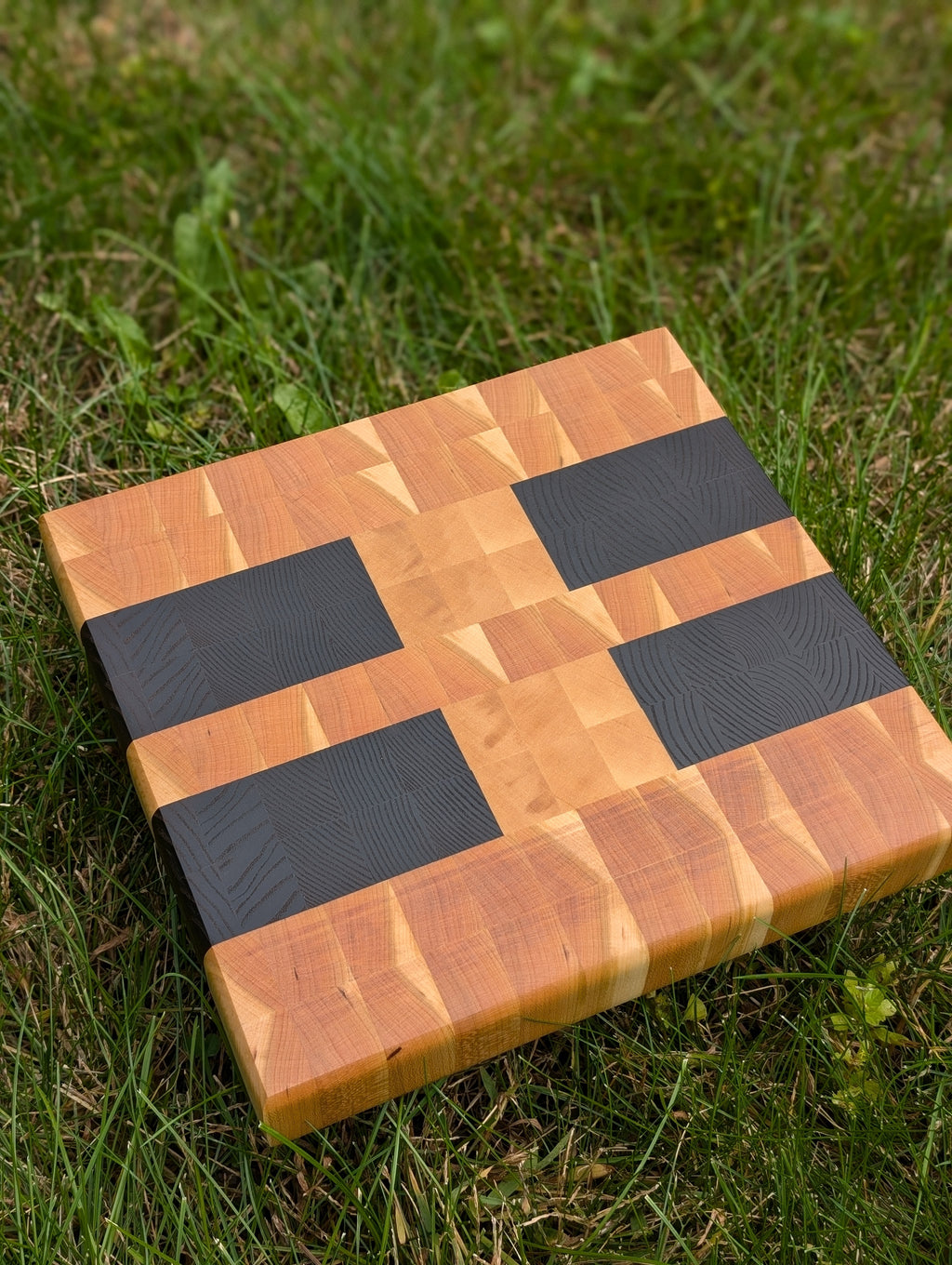 End Grain Board / Planche en bois debout
