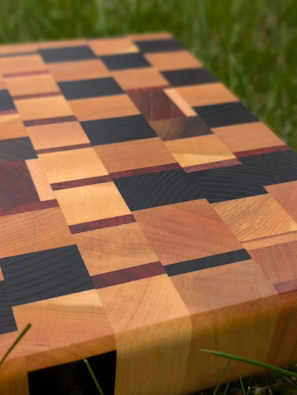 End Grain Board / Planche en bois debout