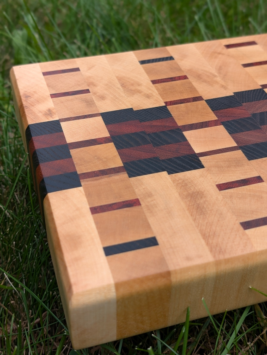 End Grain Board / Planche en bois debout
