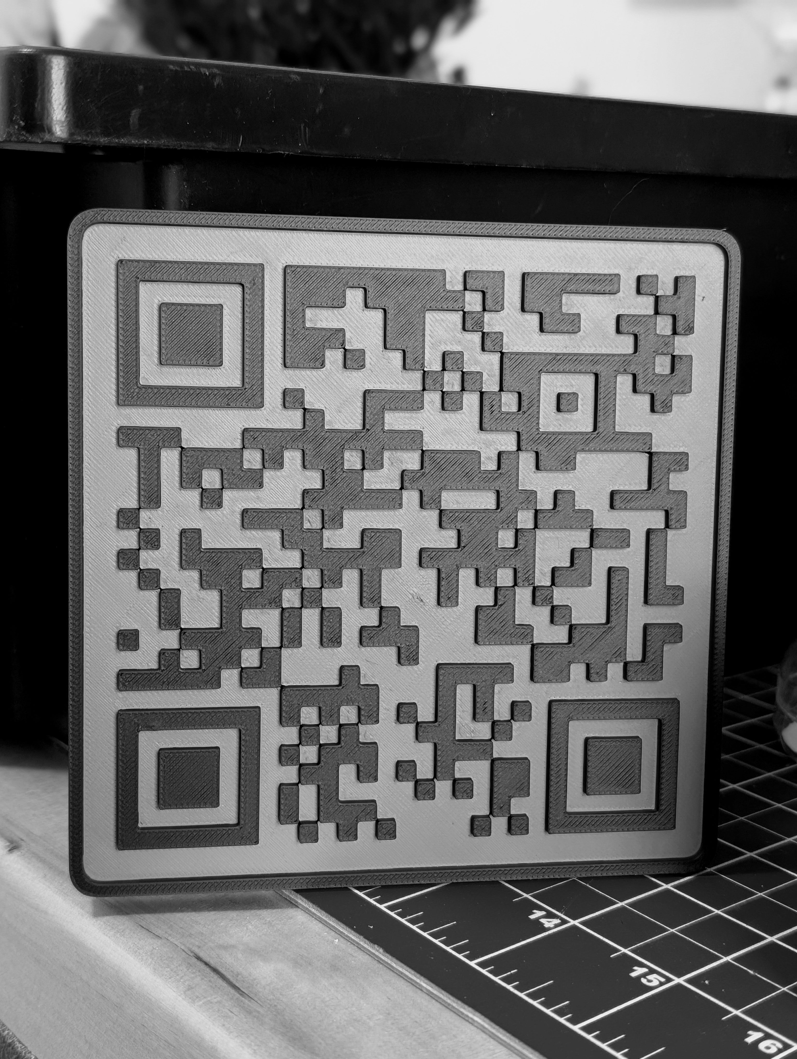 3d Shell Qr Code Code QR Impression 3D - 3D Printed QR Code – Wild Pitch Designs