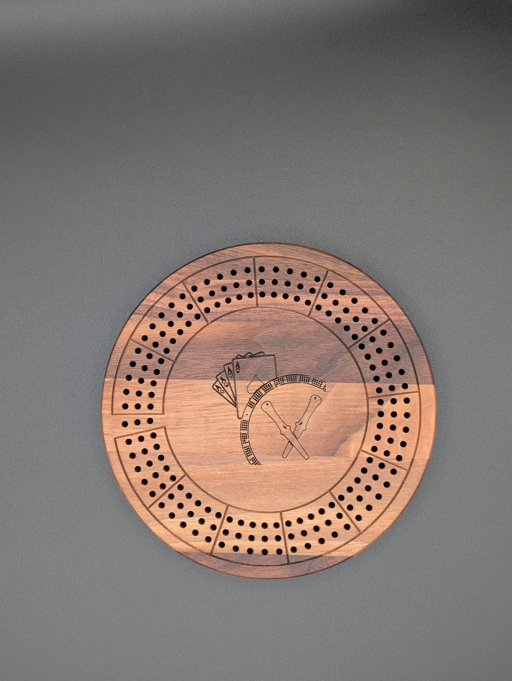 Mini planches de crible en noyer / Walnut Mini Cribbage Boards