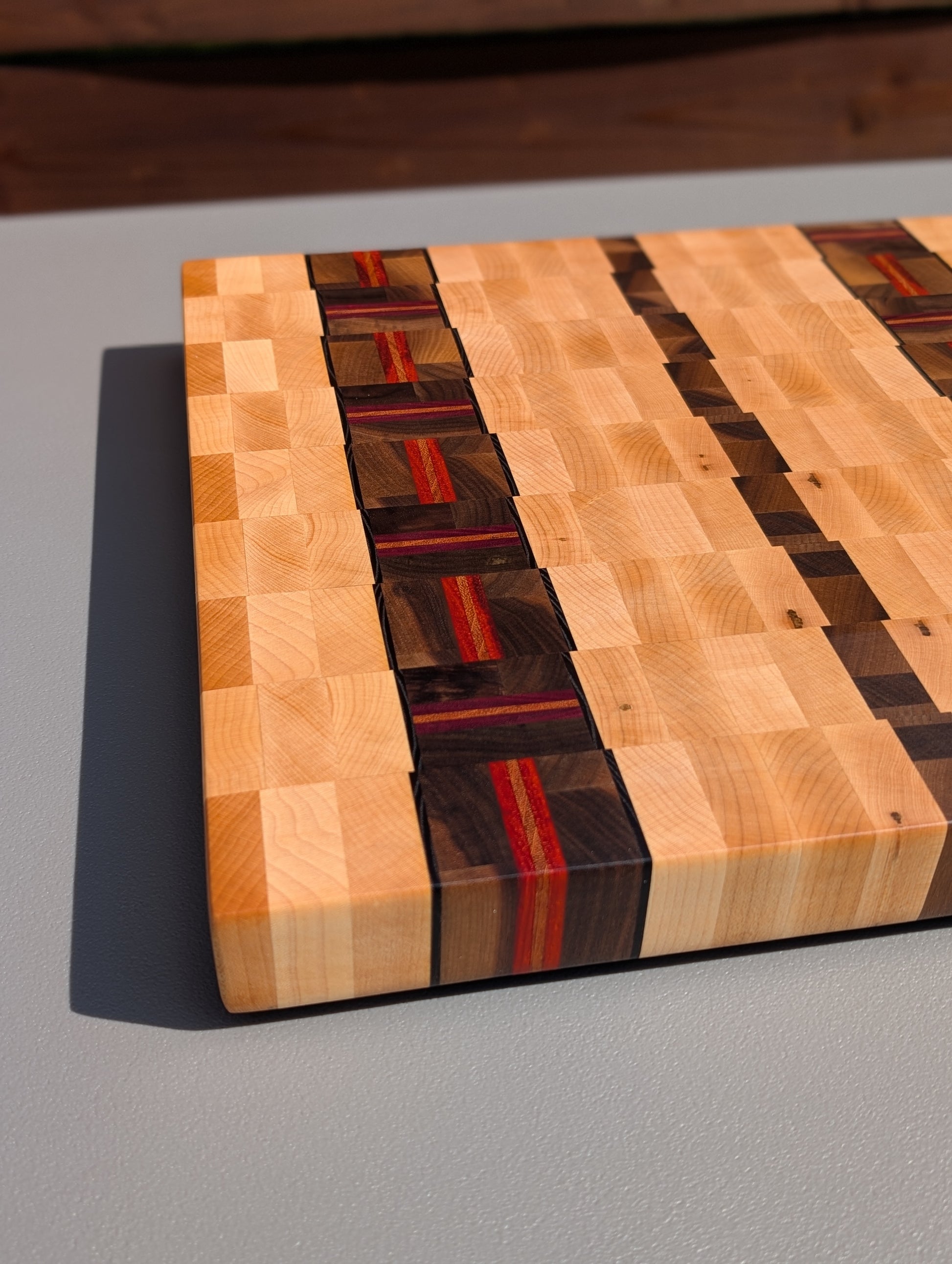 Planche en bois debout 107 / 107 End Grain Cutting Board