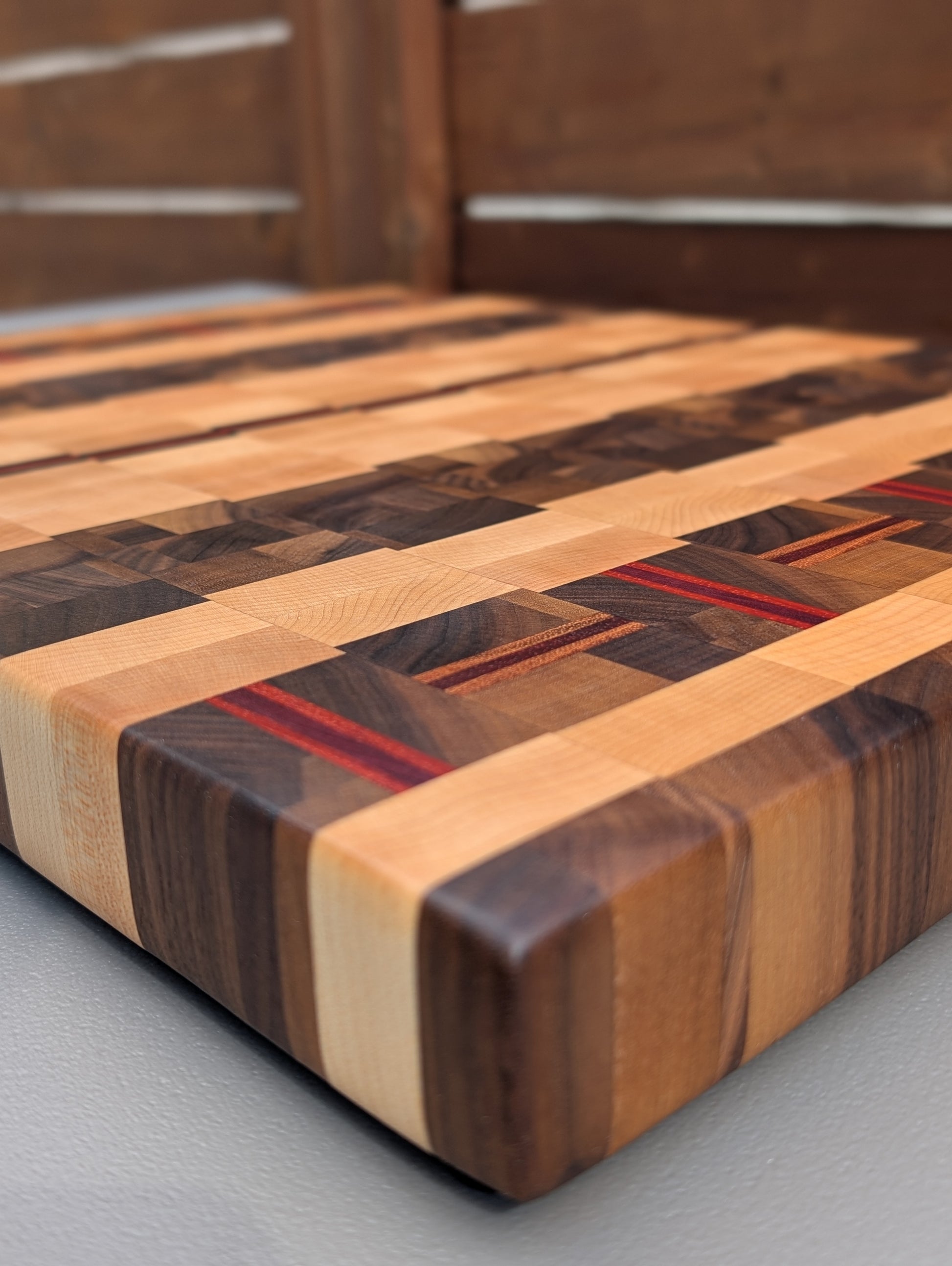 Planche en bois debout 109 / 109 End Grain Cutting Board
