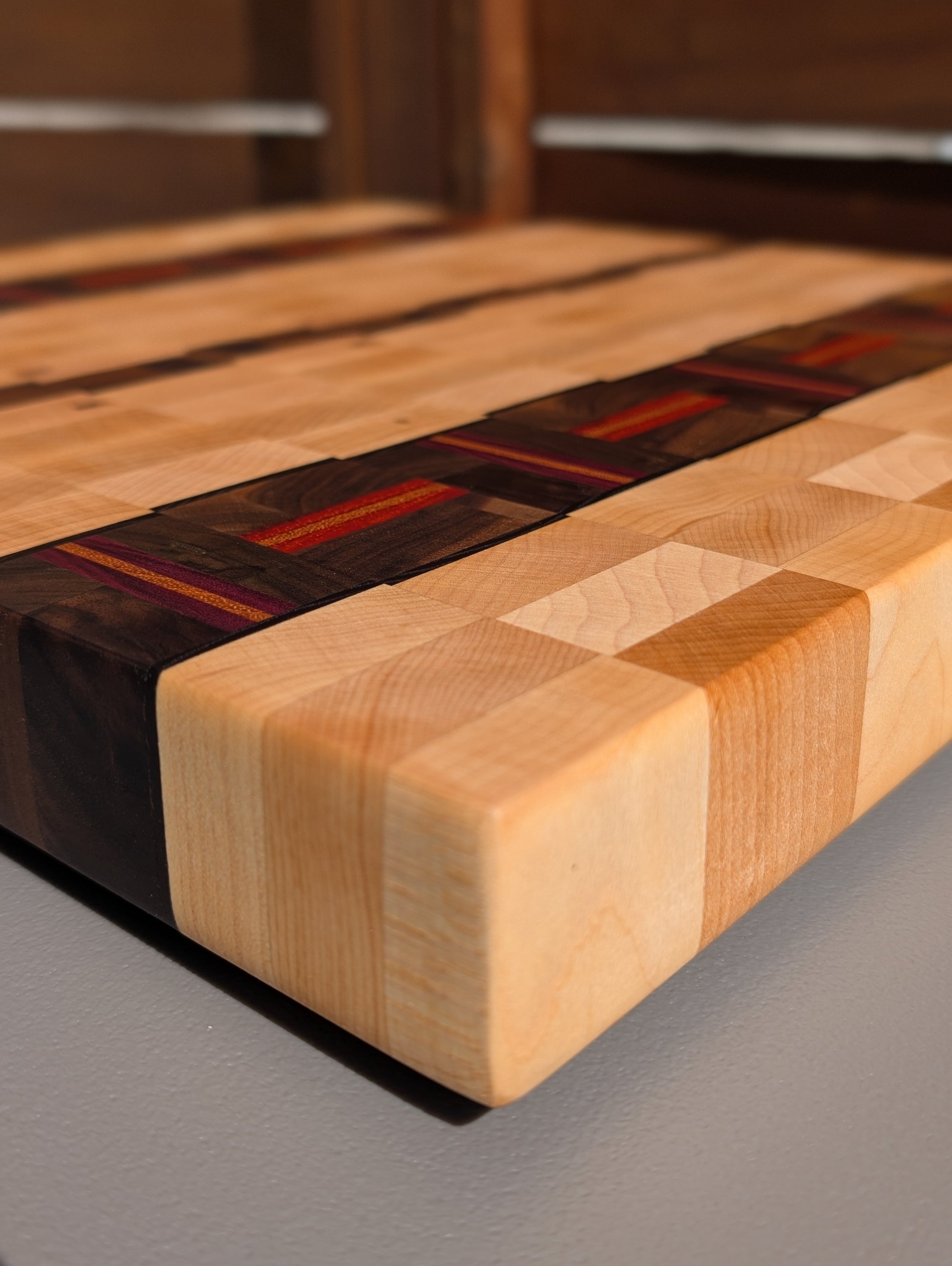 Planche en bois debout 107 / 107 End Grain Cutting Board