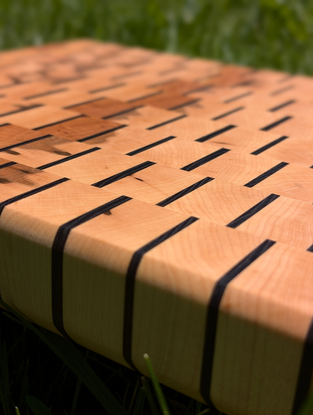End Grain Board / Planche en bois debout