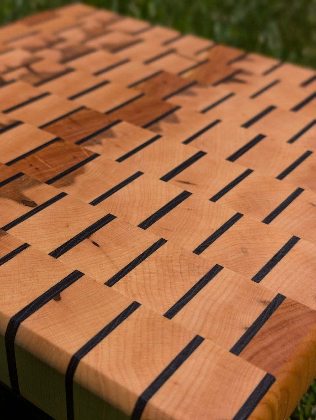 End Grain Board / Planche en bois debout