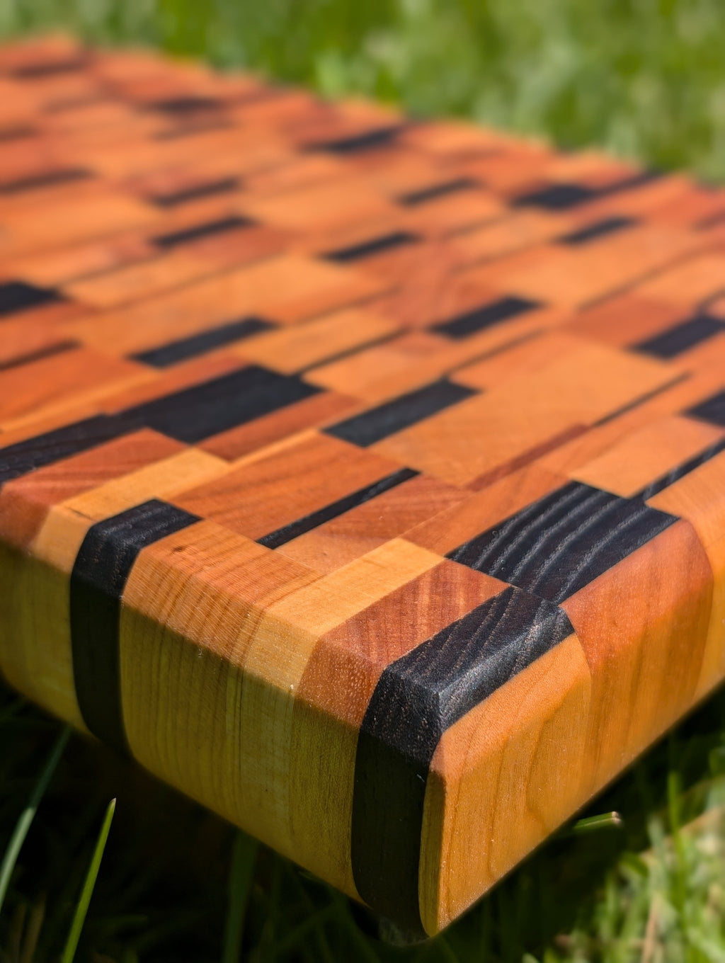End Grain Board / Planche en bois debout
