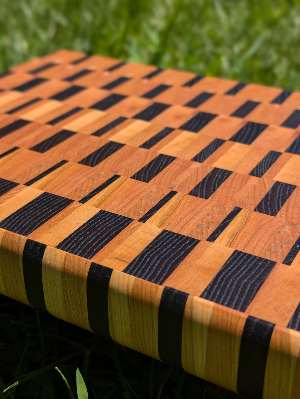 End Grain Board / Planche en bois debout